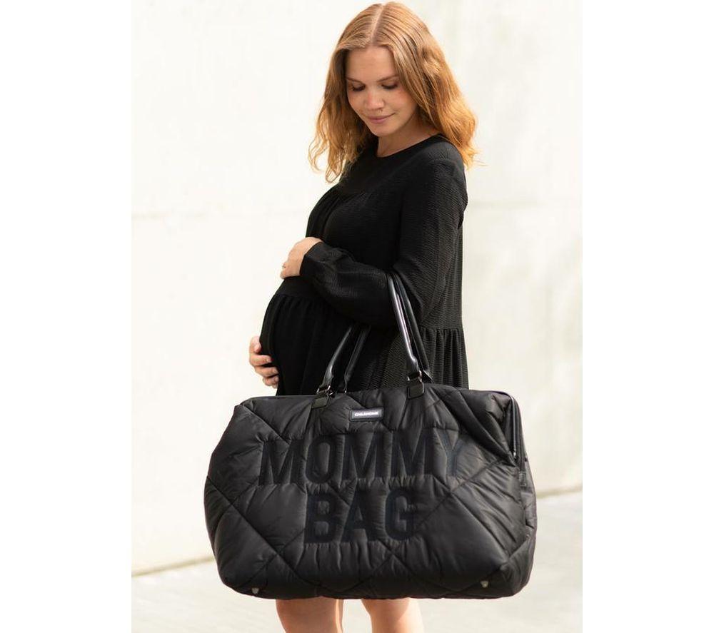 CHILDHOME Mommy Nursery Bag - Puffered Black image number 12 of 12