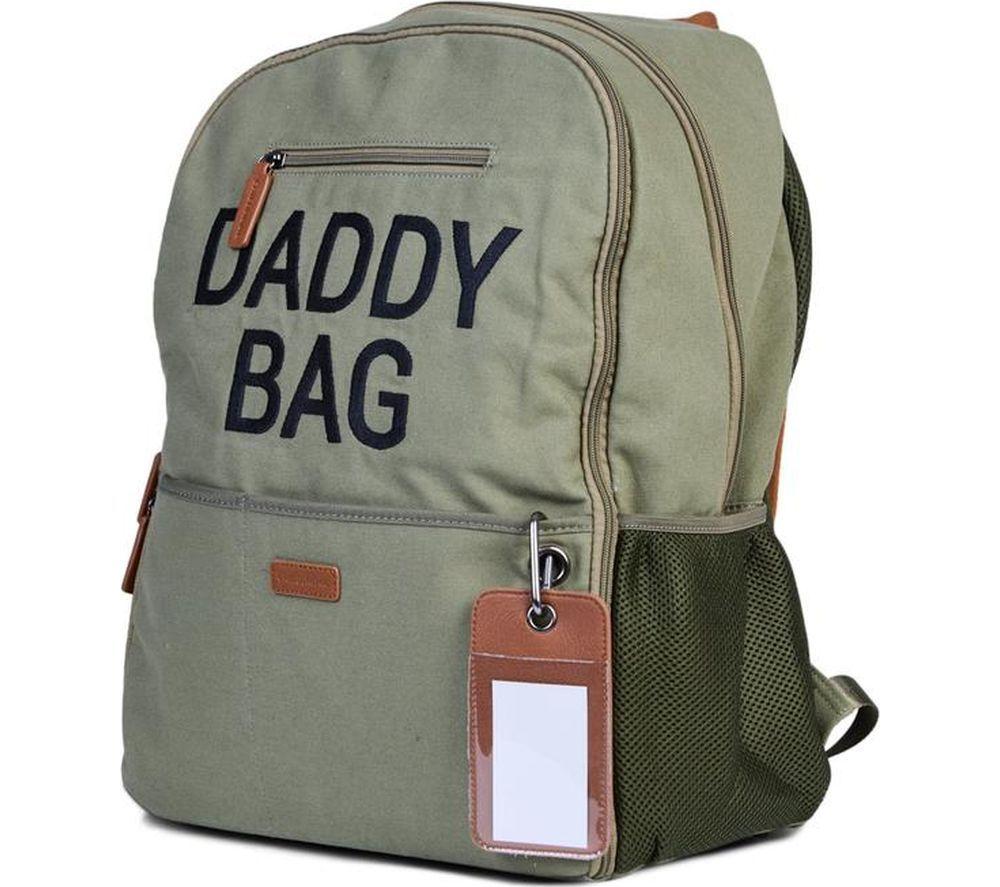 CHILDHOME Daddy Bag Nursery Backpack - Green & Black image number 2 of 15