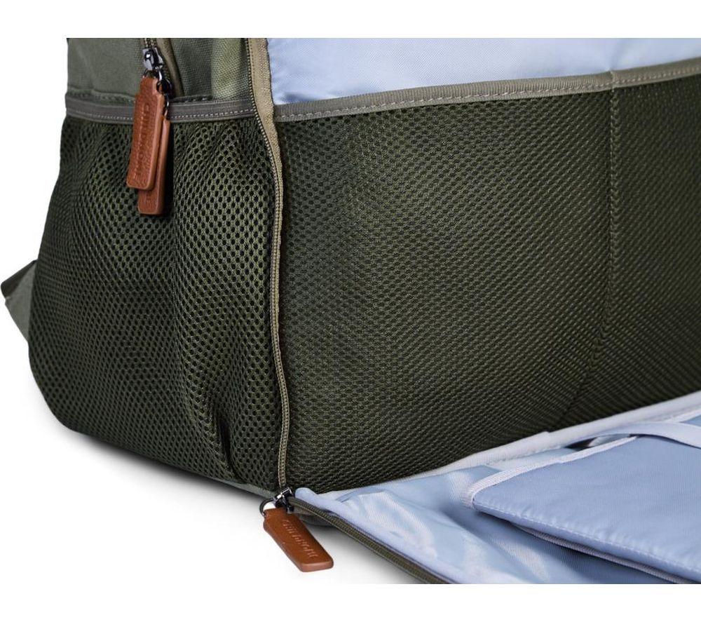 CHILDHOME Daddy Bag Nursery Backpack - Green & Black image number 4 of 15