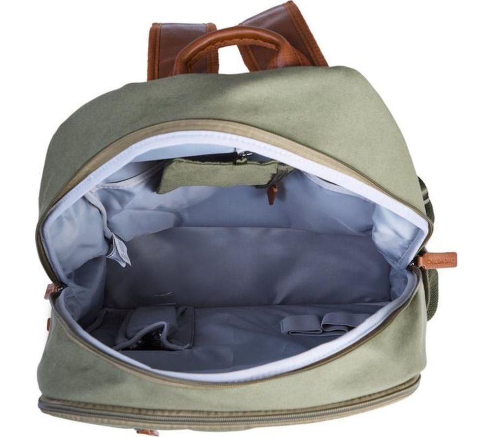 CHILDHOME Daddy Bag Nursery Backpack - Green & Black image number 8 of 15