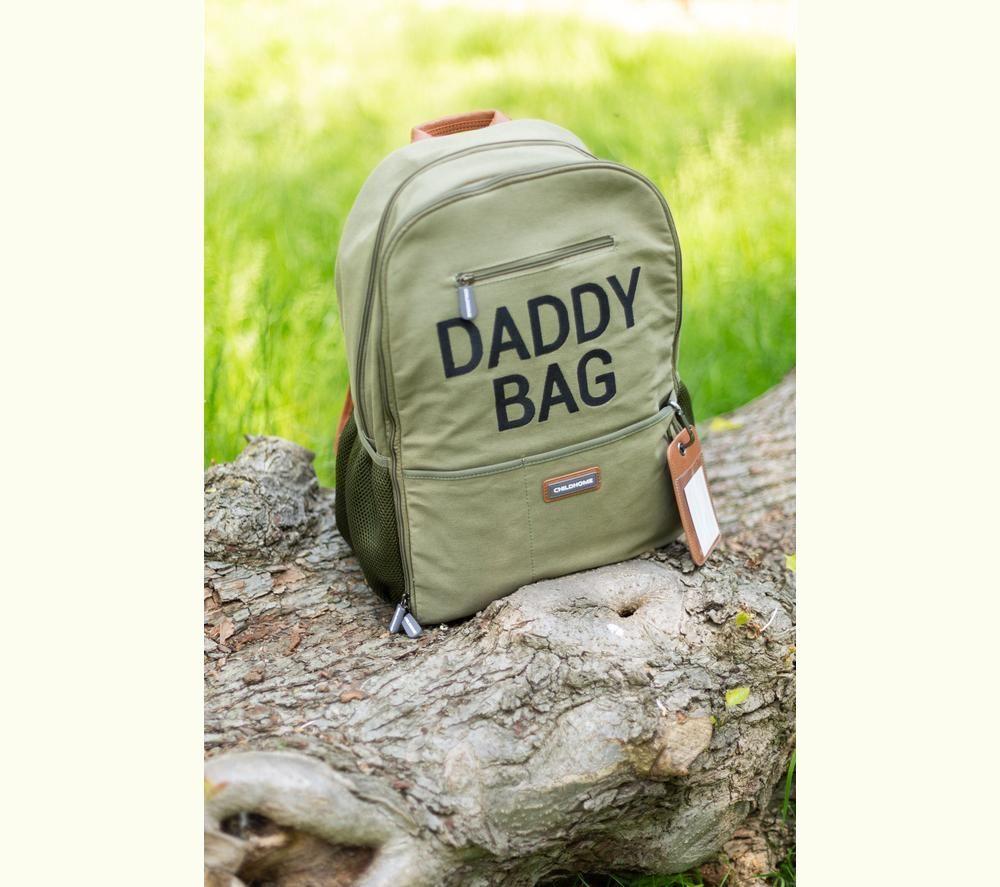 CHILDHOME Daddy Bag Nursery Backpack - Green & Black image number 12 of 15