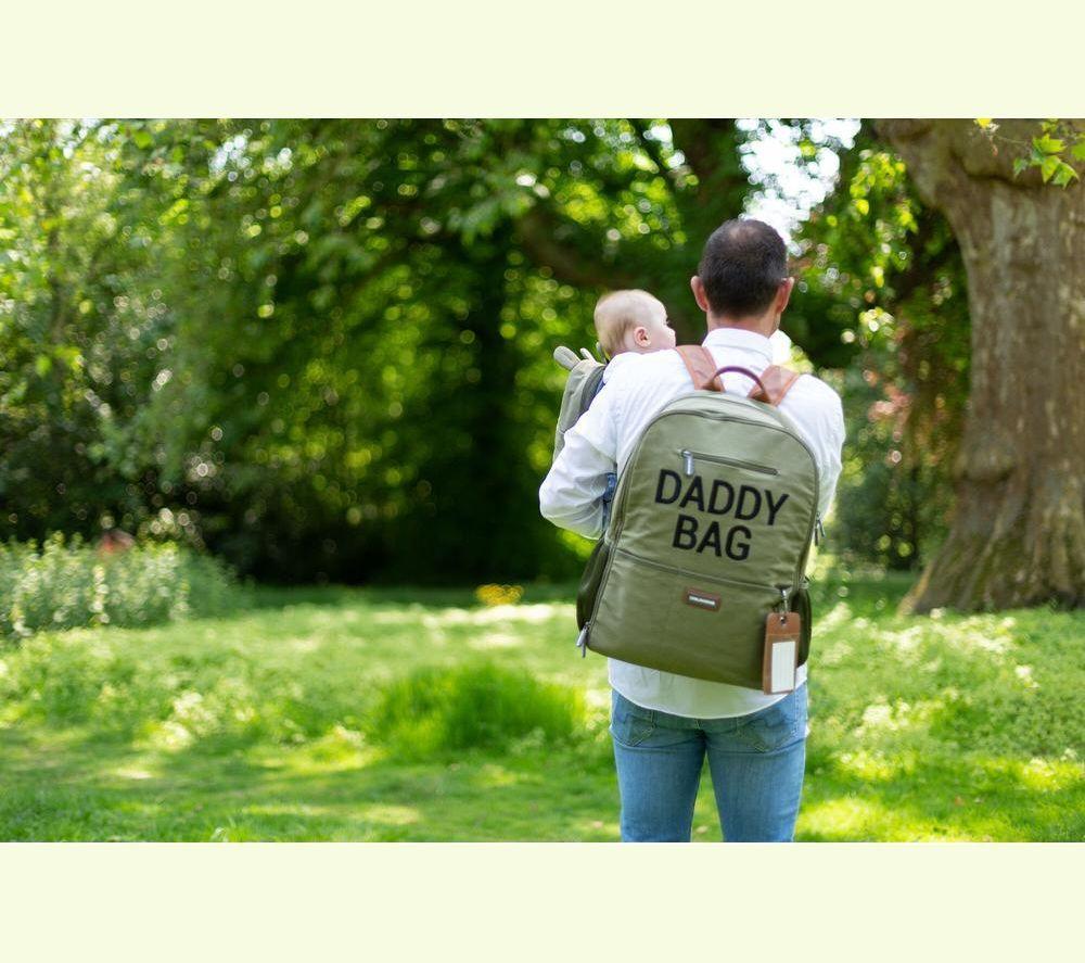 CHILDHOME Daddy Bag Nursery Backpack - Green & Black image number 13 of 15