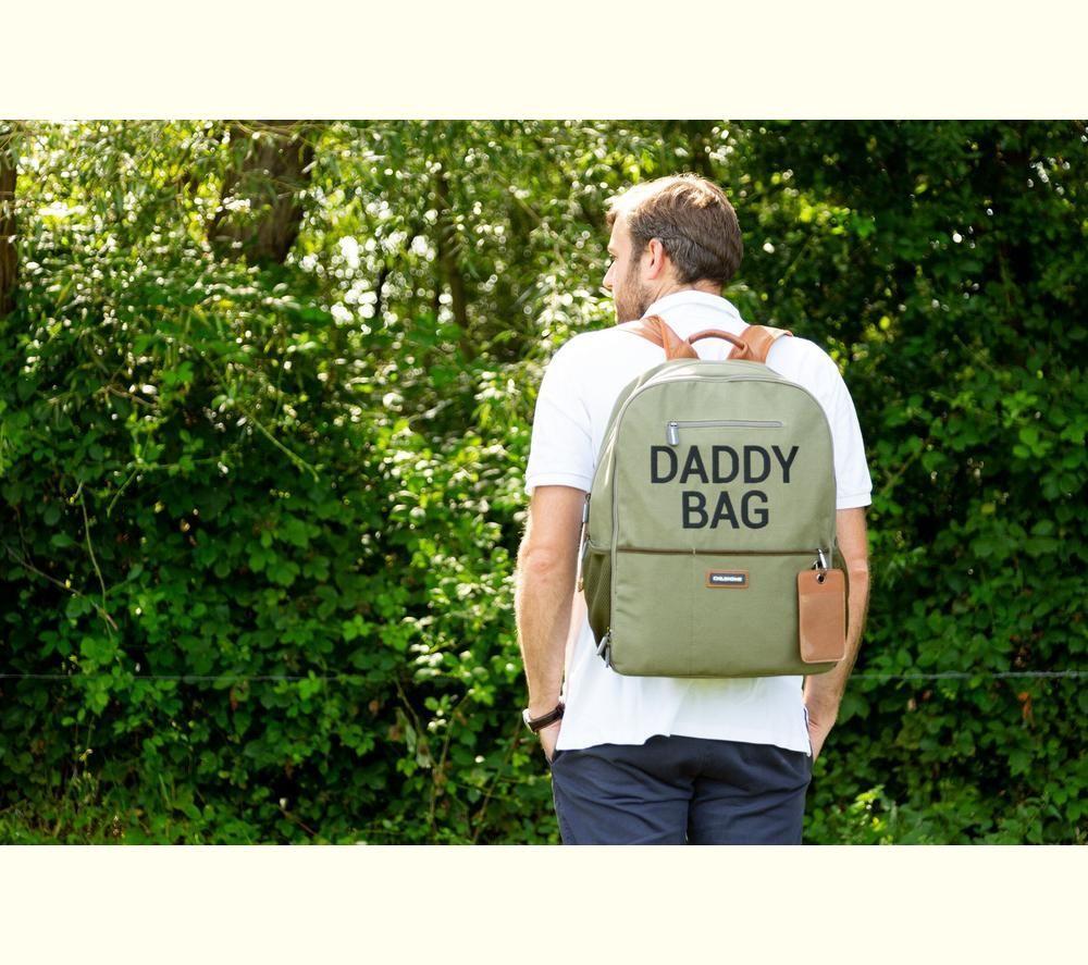CHILDHOME Daddy Bag Nursery Backpack - Green & Black image number 14 of 15