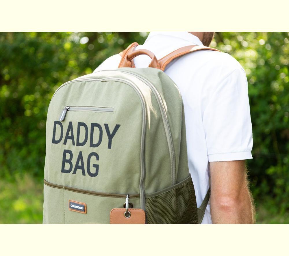 CHILDHOME Daddy Bag Nursery Backpack - Green & Black image number 15 of 15