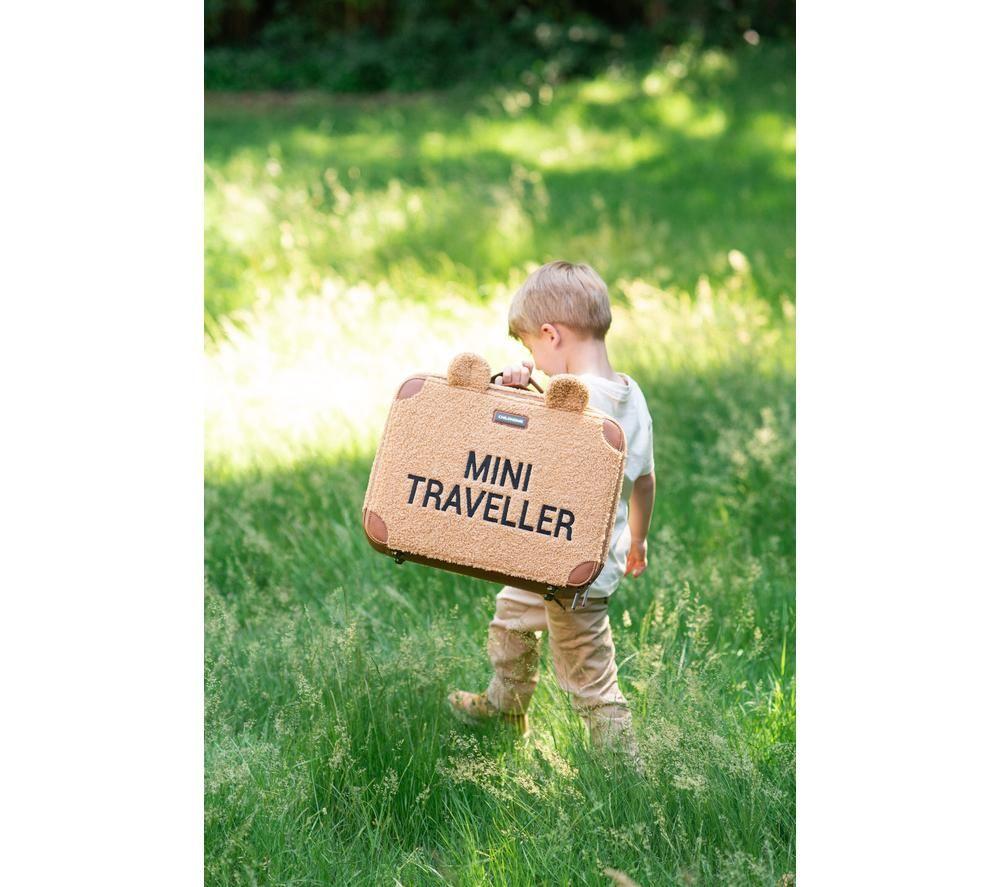 CHILDHOME Mini Traveller Teddy Suitcase - Brown image number 4 of 12