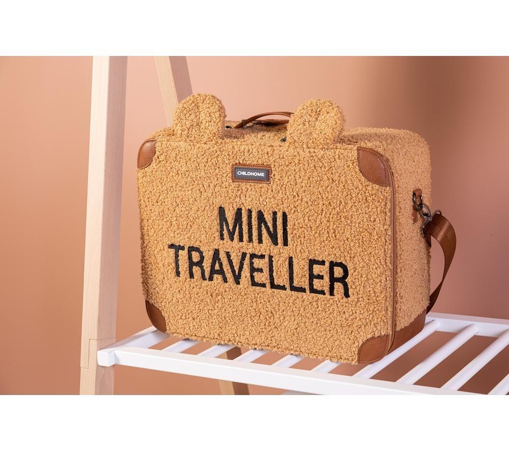 CHILDHOME Mini Traveller Teddy Suitcase - Brown image number 8 of 12