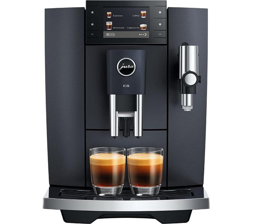 JURA E8 Smart Bean to Cup Coffee Machine - Cosmic Black