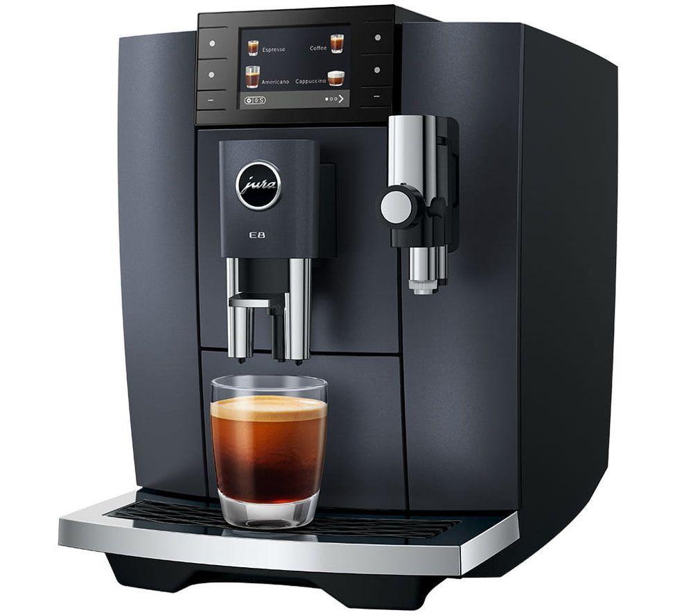 JURA E8 Smart Bean to Cup Coffee Machine - Cosmic Black image number 5 of 9