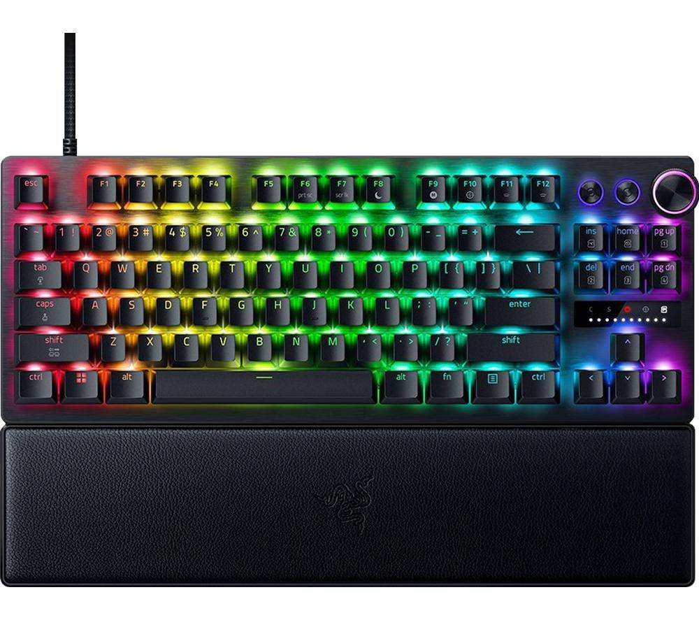 RAZER Huntsman V3 Pro 8KHz TKL Mechanical Gaming Keyboard - Black image number 2 of 4