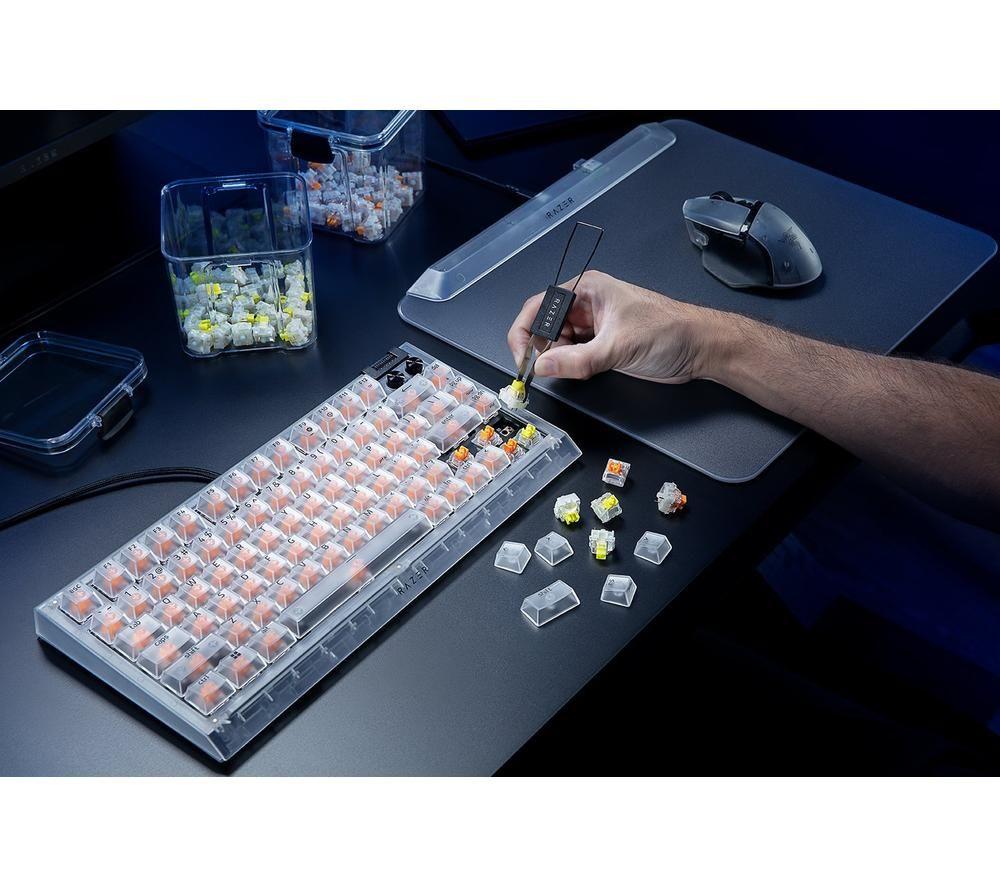 Buy RAZER BlackWidow V4 75% Mechanical Gaming Keyboard - White