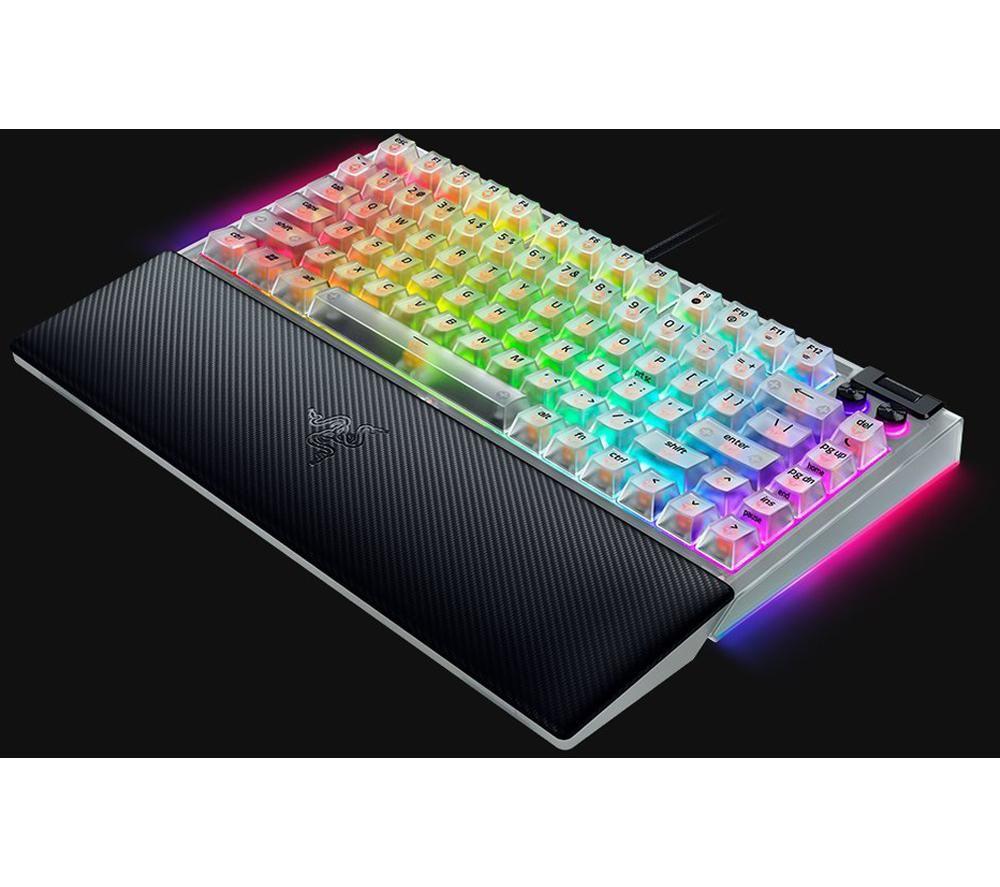 Razer BlackWidow V4 Phantom ホワイト Buy RAZER BlackWidow V4 75% Mechanical Gaming Keyboard - White
