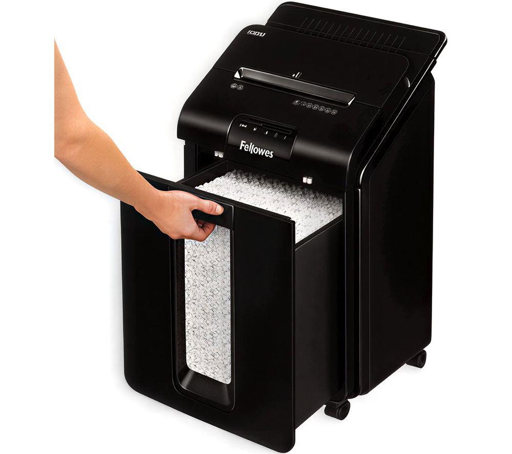 FELLOWES AutoMax 100M Mini Cut Paper Shredder image number 2 of 3