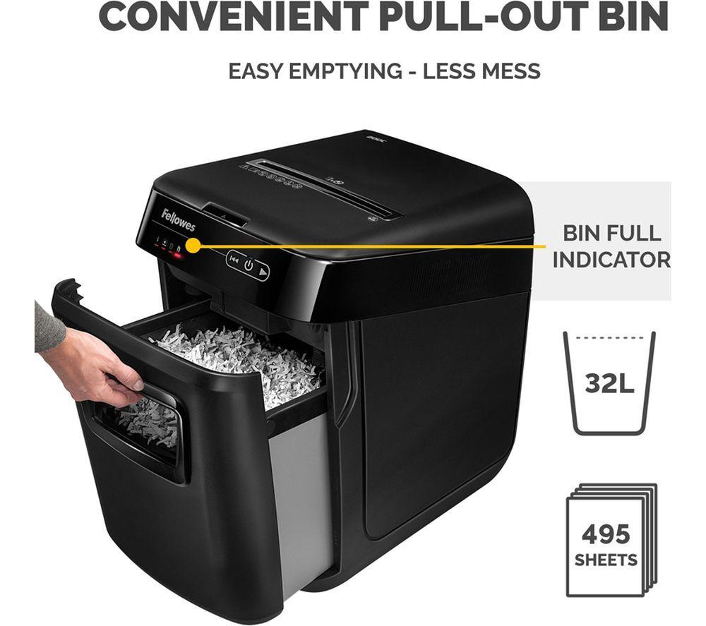 FELLOWES AutoMax 200M Micro Cut Paper Shredder image number 4 of 7