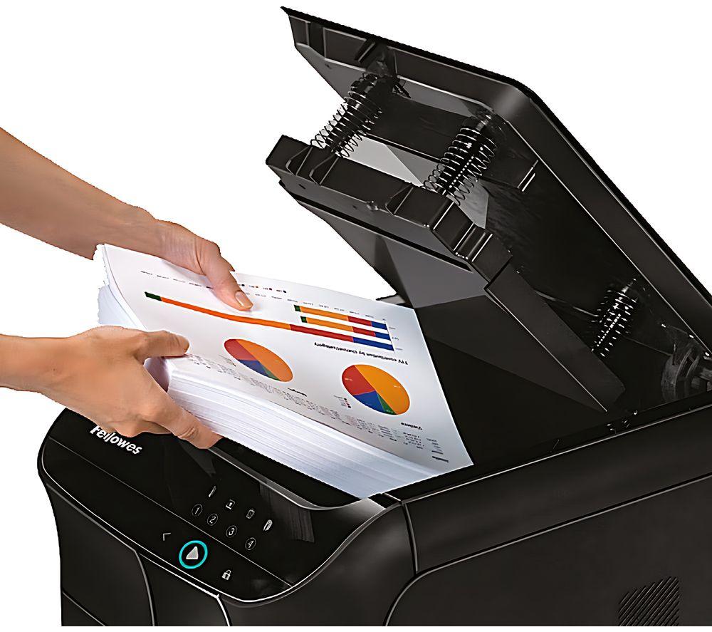 FELLOWES AutoMax 350C Cross Cut Paper Shredder image number 3 of 6
