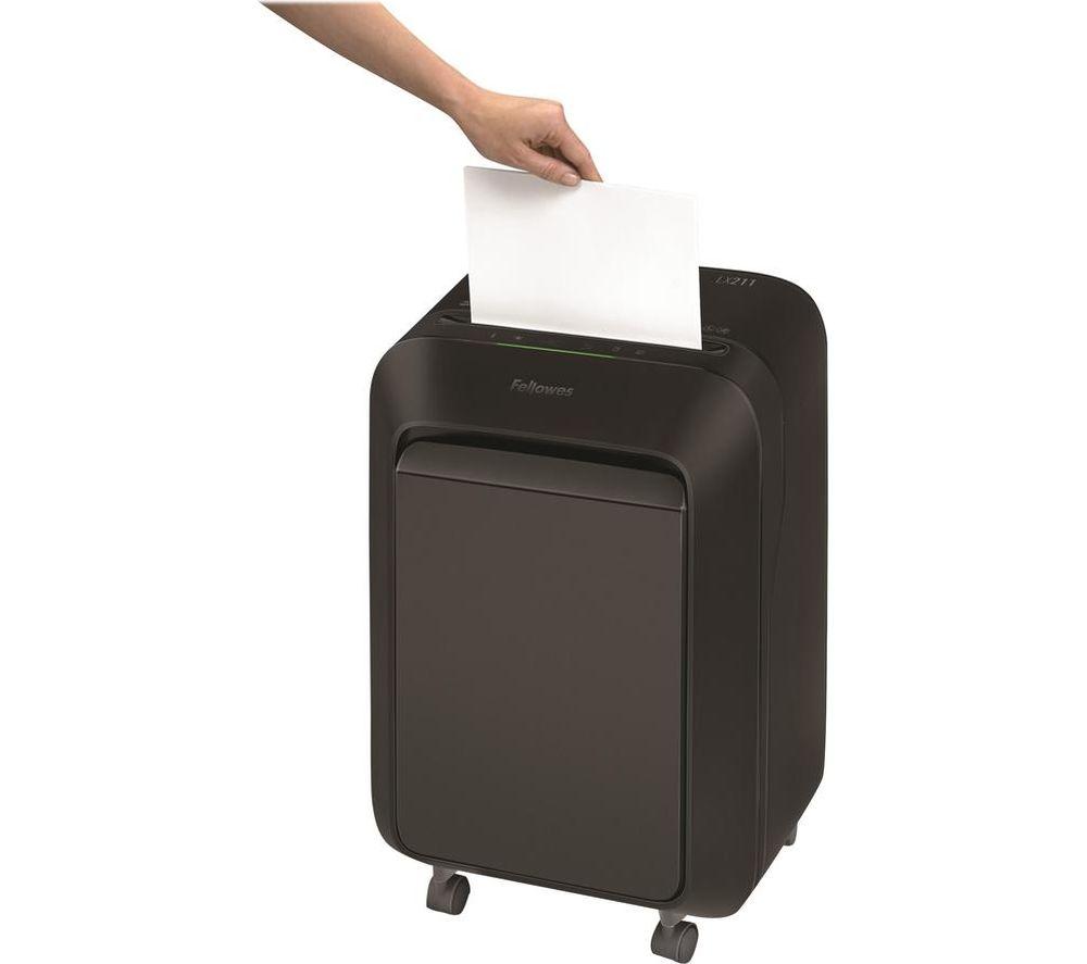 FELLOWES Powershred LX211 Micro Cut Paper Shredder image number 6 of 9