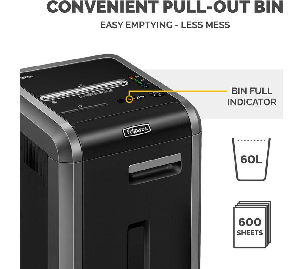 FELLOWES Powershred 225Ci Cross Cut Paper Shredder image number 2 of 10