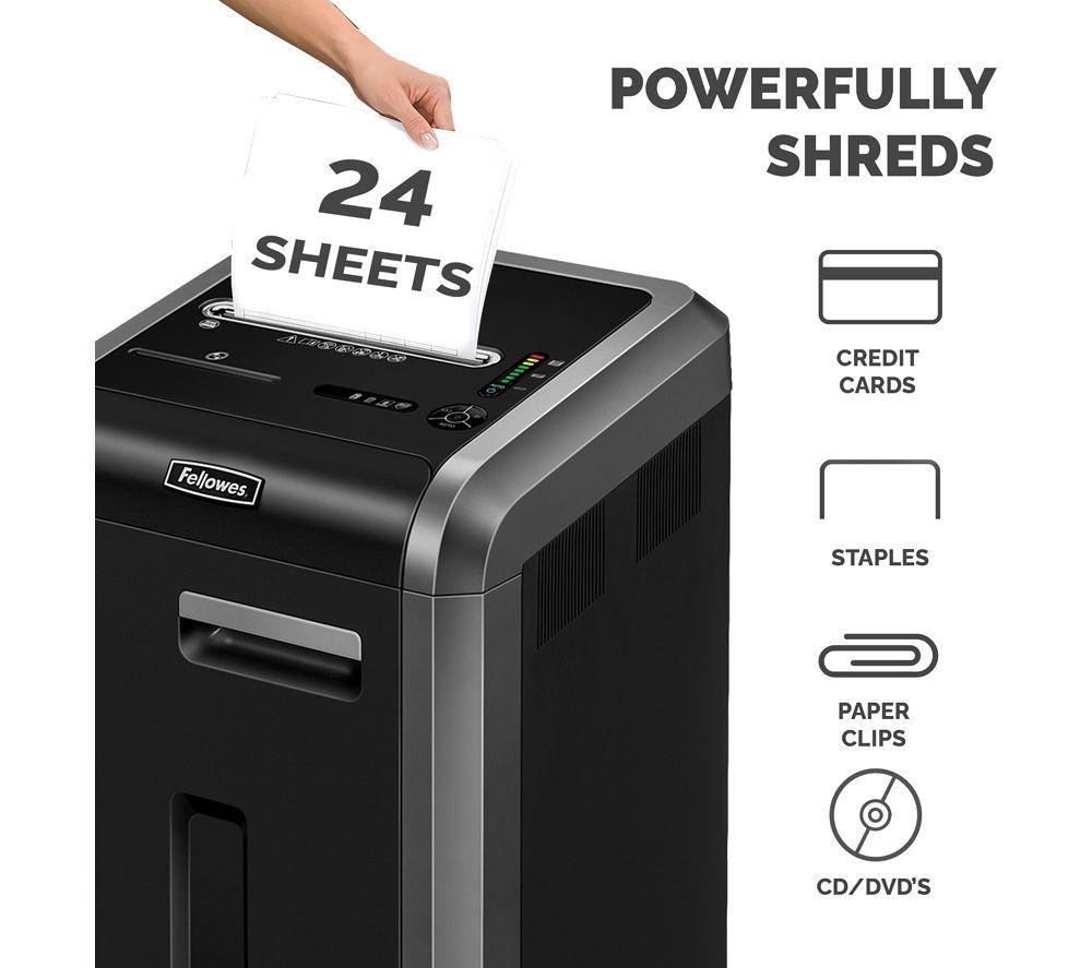 FELLOWES Powershred 225Ci Cross Cut Paper Shredder image number 10 of 10