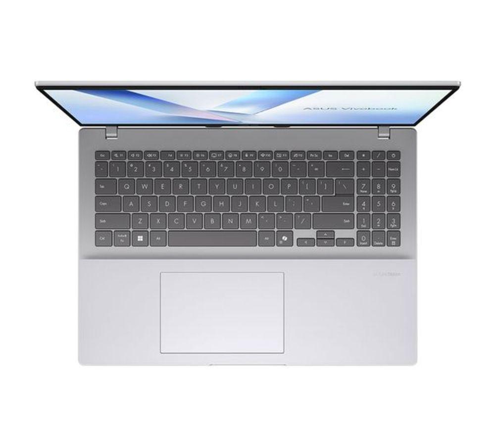 ASUS Vivobook 16 M1607KA 16" Refurbished Laptop, Copilot+ PC - AMD Ryzen AI 5, 512 GB SSD, Cool Silver (Excellent Condition) image number 8 of 21