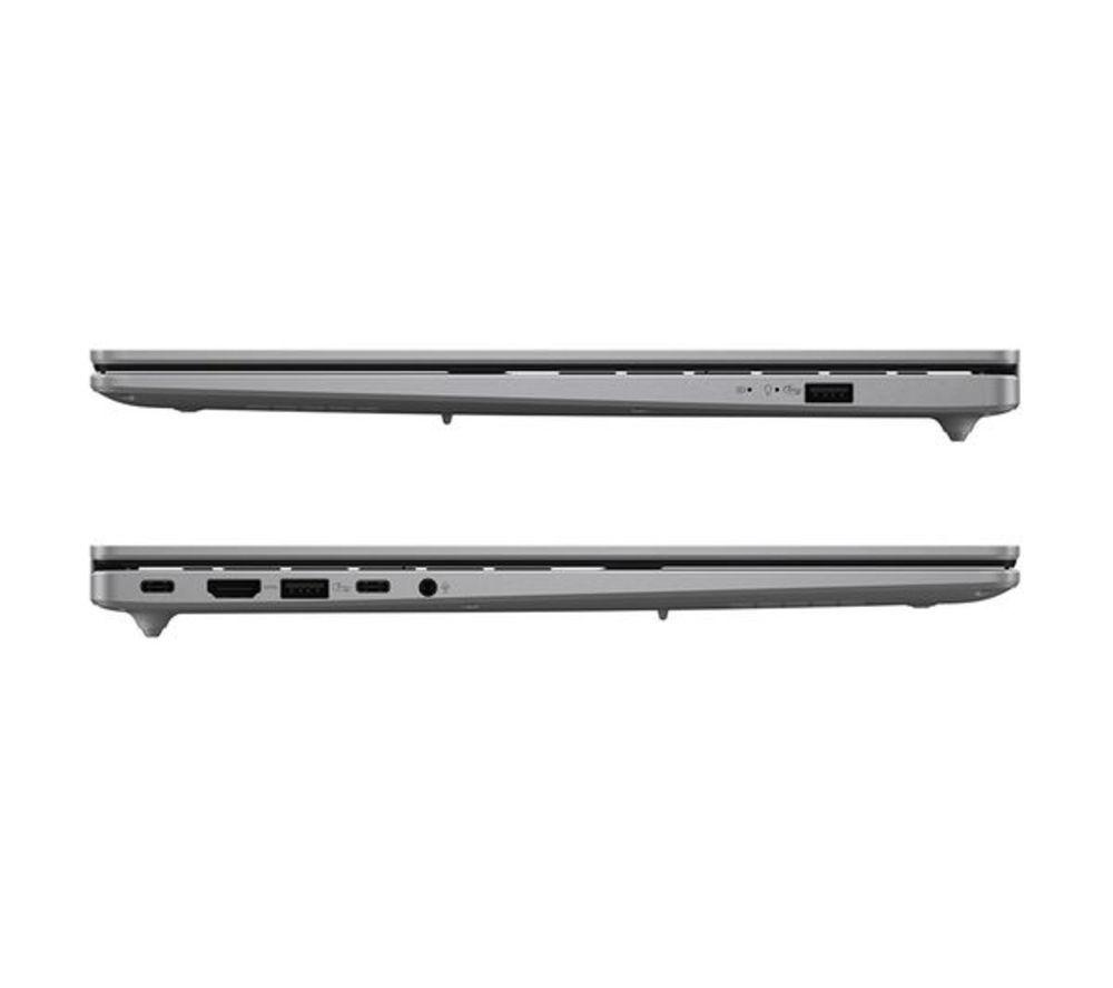 ASUS Vivobook 16 M1607KA 16" Refurbished Laptop, Copilot+ PC - AMD Ryzen AI 5, 512 GB SSD, Cool Silver (Excellent Condition) image number 10 of 21