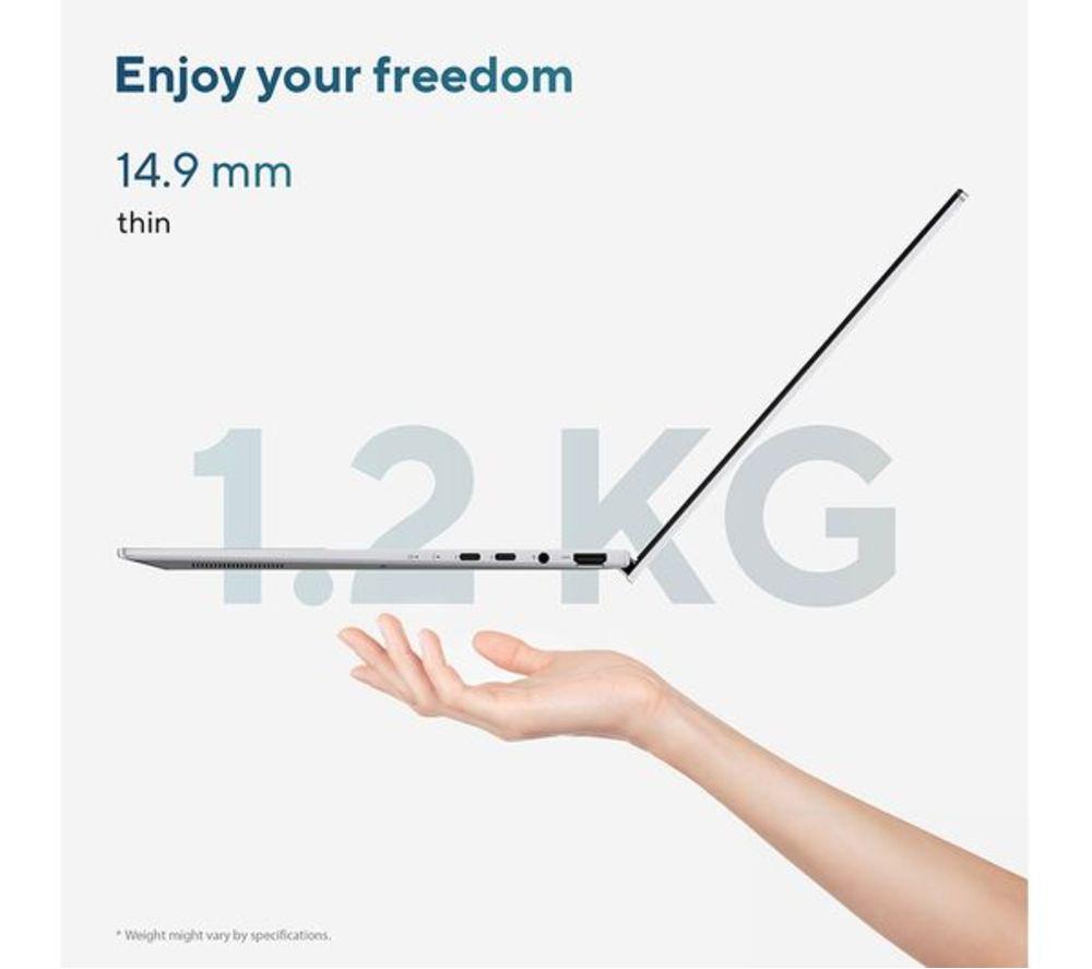 ASUS Zenbook 14 OLED 14" Refurbished Laptop - Intel&reg; Core&trade; Ultra 9, 1 TB SSD, Ponder Blue (Excellent Condition) image number 16 of 37
