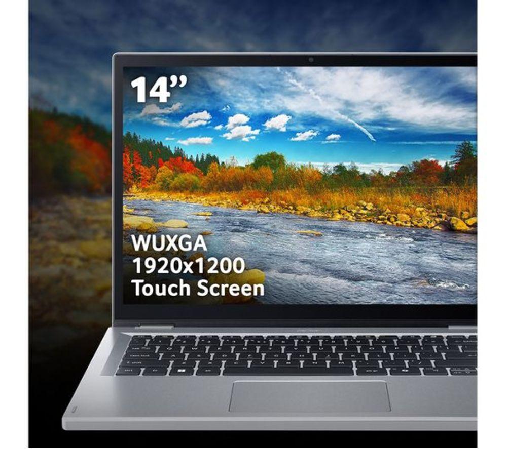 ACER Aspire Go Spin 14 14" 2 in 1 Refurbished Laptop - Intel&reg; Core&trade; 3, 256 GB SSD, Silver (Excellent Condition) image number 3 of 8
