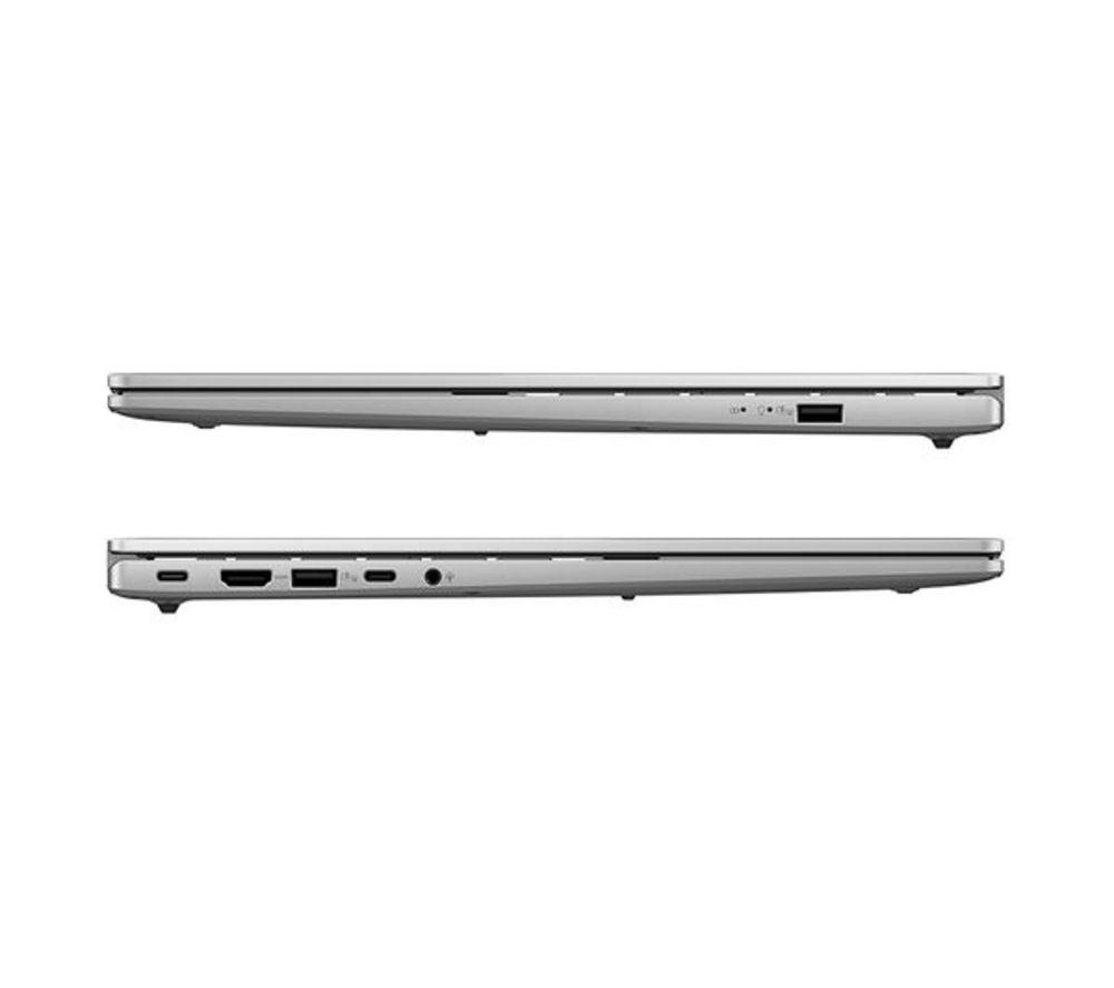 ASUS Vivobook S16 OLED S3607CA 16" Refurbished Laptop, Copilot+ PC - Intel&reg; Core&trade; Ultra 5, 1 TB SSD, Silver (Excellent Condition) image number 11 of 36