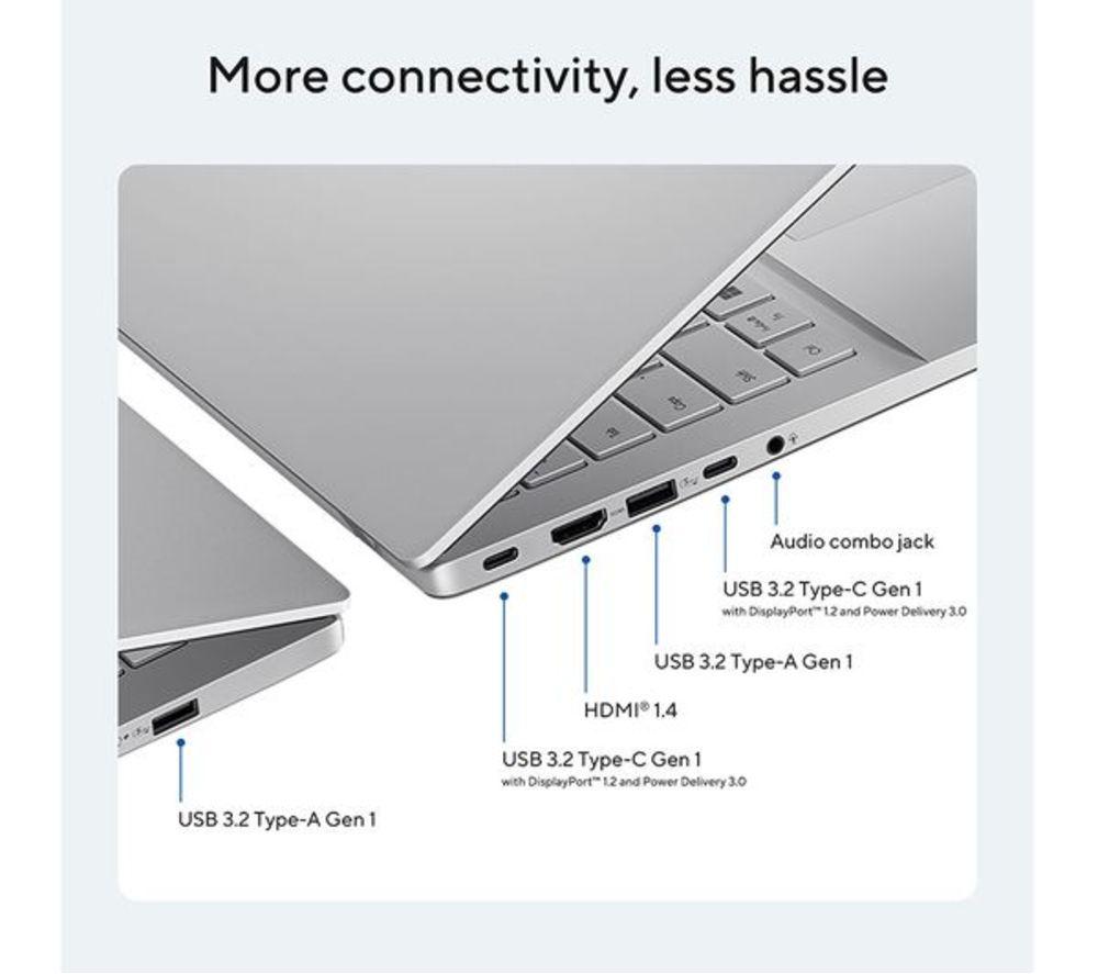 ASUS Vivobook S16 OLED S3607CA 16" Refurbished Laptop, Copilot+ PC - Intel&reg; Core&trade; Ultra 5, 1 TB SSD, Silver (Excellent Condition) image number 22 of 36