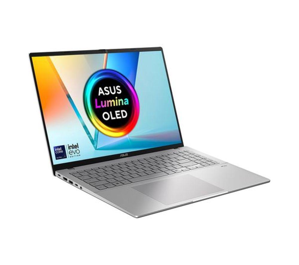 ASUS Vivobook S16 OLED S3607CA 16" Refurbished Laptop - Intel&reg; Core&trade; Ultra 7, 1 TB SSD, Silver (Excellent Condition) image number 6 of 19