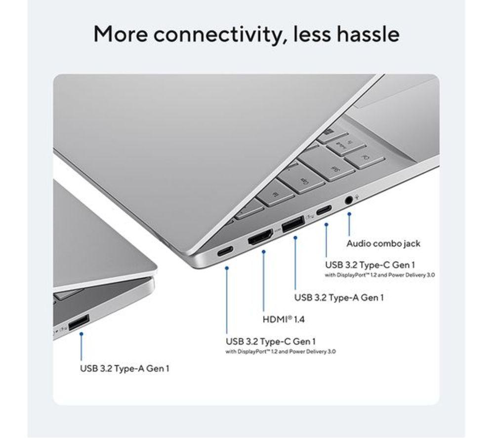 ASUS Vivobook S16 OLED S3607CA 16" Refurbished Laptop - Intel&reg; Core&trade; Ultra 7, 1 TB SSD, Silver (Excellent Condition) image number 15 of 19