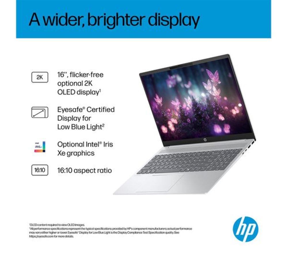 HP OmniBook 5 16" Refurbished Laptop - Intel&reg; Core&trade; i7, 512 GB SSD, Silver (Excellent Condition) image number 10 of 22