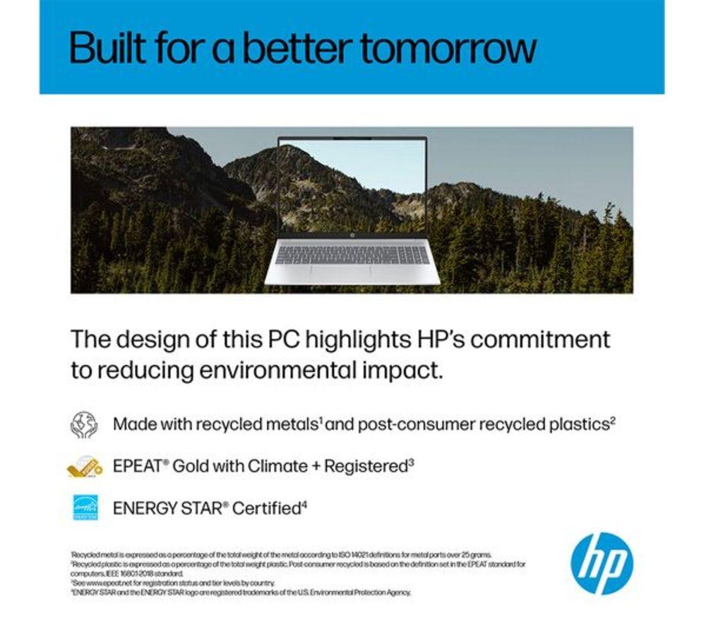 HP OmniBook 5 16" Refurbished Laptop - Intel&reg; Core&trade; i7, 512 GB SSD, Silver (Excellent Condition) image number 14 of 22