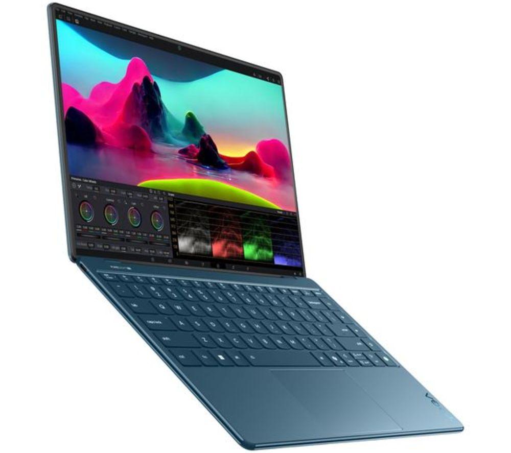 LENOVO Yoga Slim 9 14" Refurbished Laptop, Copilot+ PC - Intel&reg; Core&trade; Ultra 7, 1 TB SSD, Teal (Excellent Condition) image number 2 of 14