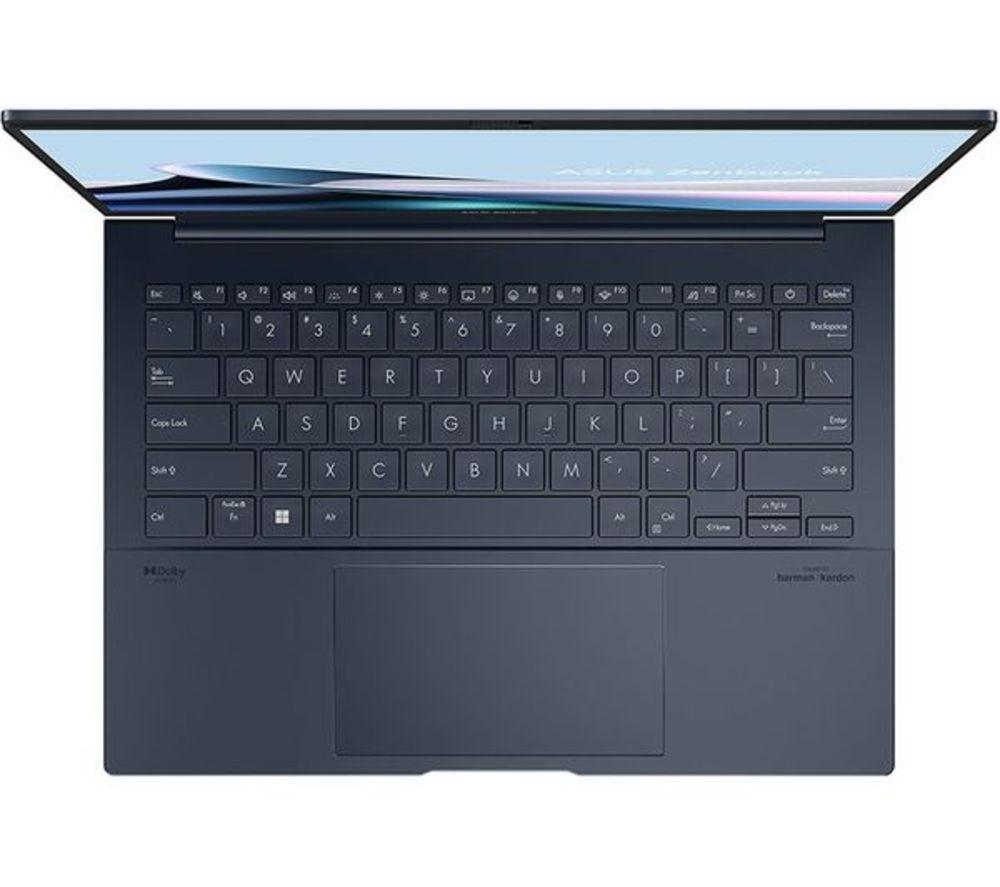 ASUS Zenbook 14 OLED 14" Refurbished Laptop - Intel&reg; Core&trade; Ultra 9, 1 TB SSD, Ponder Blue (Very Good Condition) image number 2 of 5