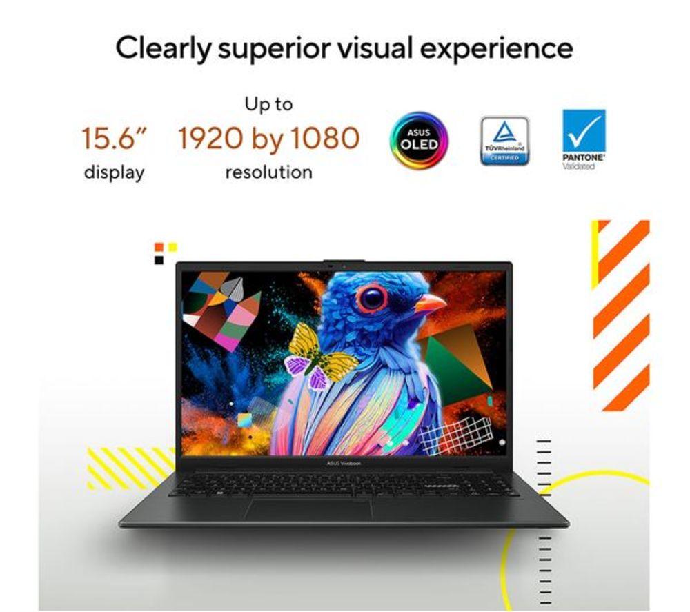 ASUS Vivobook Go 15 E1504FA 15.6" Refurbished Laptop - AMD Ryzen 5, 512 GB SSD, Silver (Very Good Condition) image number 14 of 19