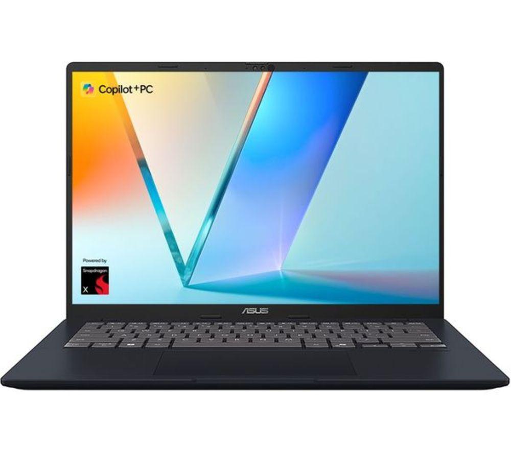 Asus Vivobook 14 X1407qa 14" Refurbished Laptop, Copilot Pc - Snapdragon X, 512 Gb Ssd, Quiet Blue (Very Good Condition), Blue