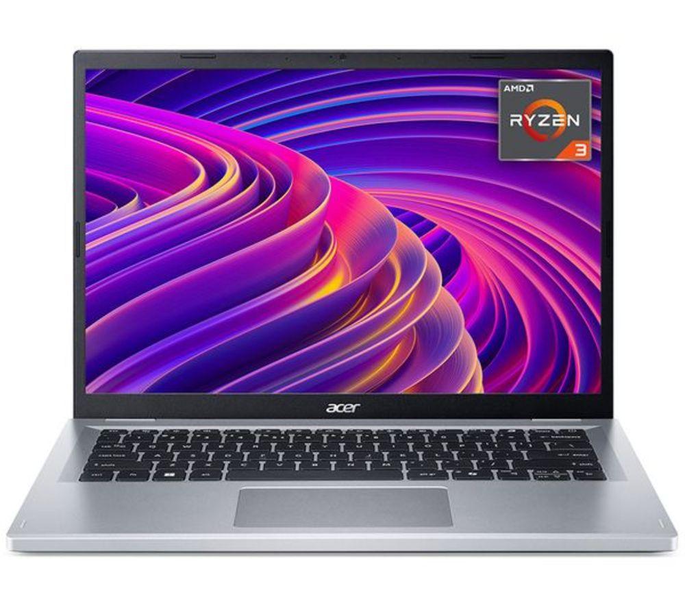 Image of ACER Aspire Go 14" Refurbished Laptop - AMD Ryzen™ 3, 128 GB SSD, Silver (Very Good Condition), Silver/Grey 5017416608855