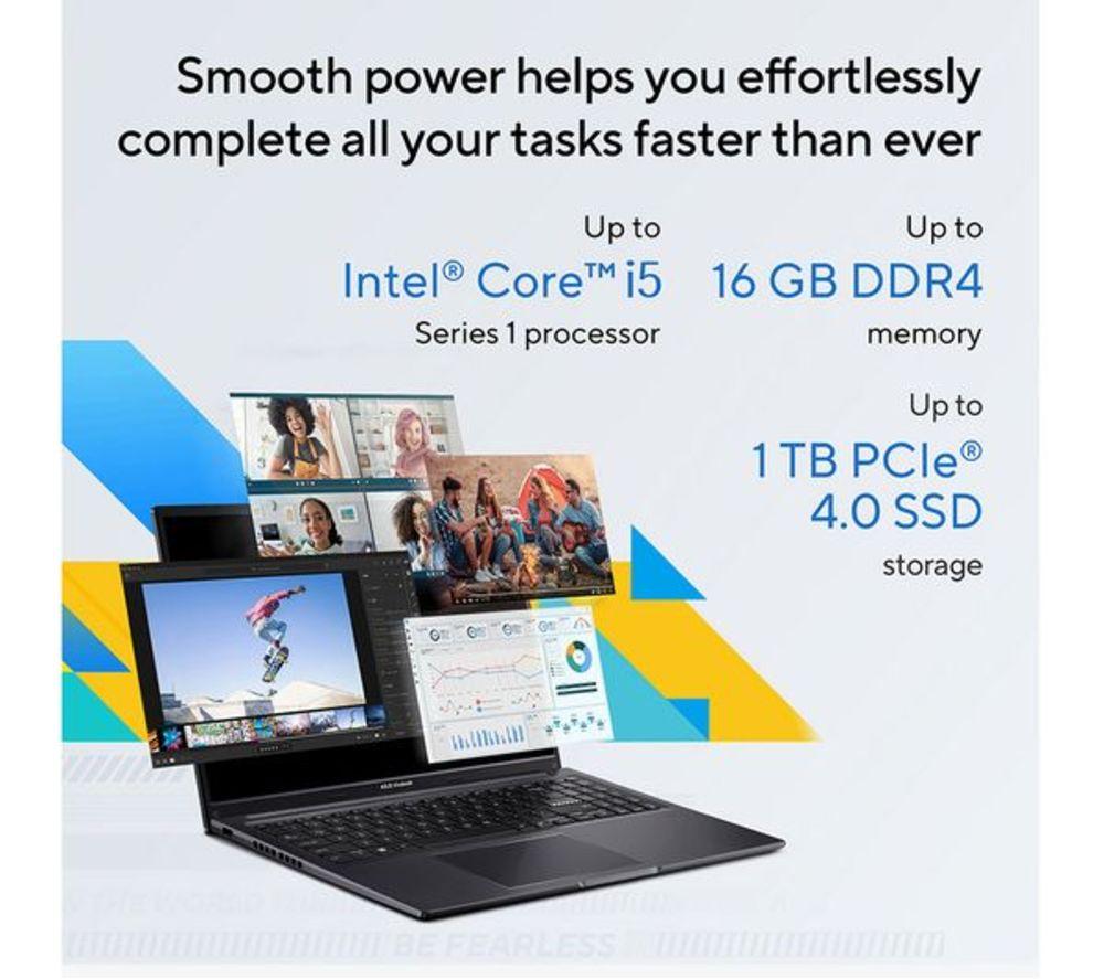 ASUS Vivobook 16 OLED X1605VA 16" Refurbished Laptop - Intel&reg; Core&trade; i5, 1 TB SSD, Black (Very Good Condition) image number 29 of 39