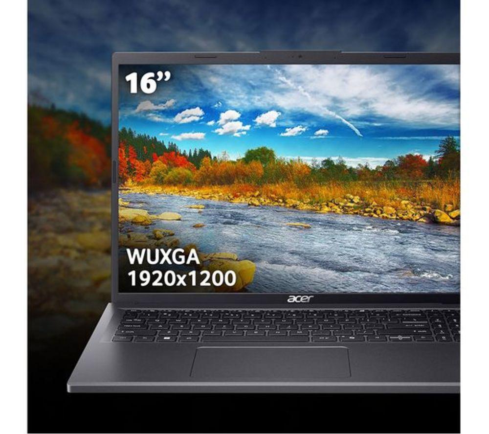ACER Aspire 16 16" Refurbished Laptop - Intel&reg; Core&trade; Ultra 7, 1 TB SSD, Grey (Very Good Condition) image number 4 of 10