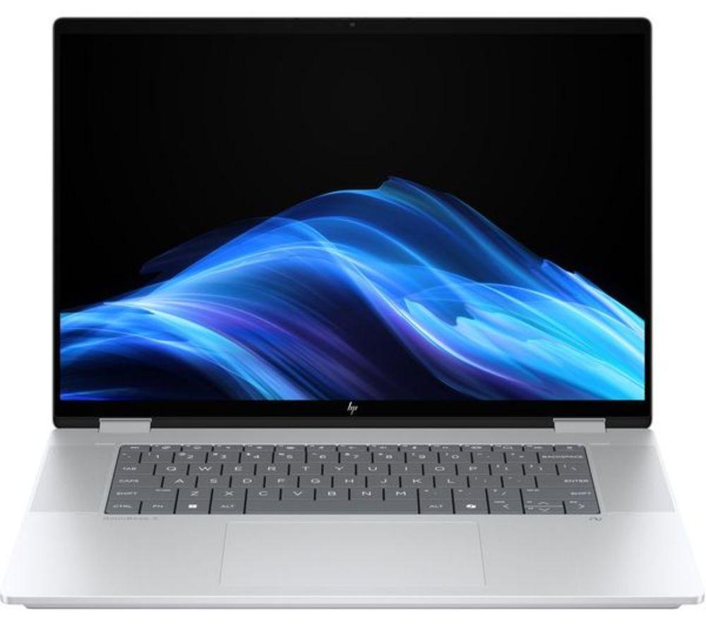 HP OmniBook X Flip NGAI 16" Refurbished 2 in 1 Laptop, Copilot+ PC - Intel&reg; Core&trade; Ultra 7, 1 TB SSD, Glacier Silver (Very Good Condition) image number 3 of 6