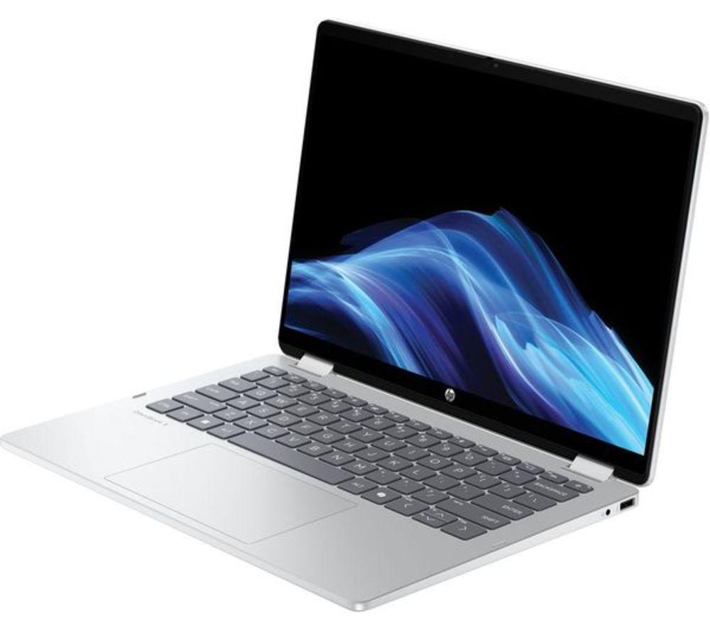 HP OmniBook 5 Flip 14" 2 in 1 Refurbished Laptop - Intel&reg; Core&trade; i3, 512 GB SSD, Silver (Very Good Condition) image number 2 of 24