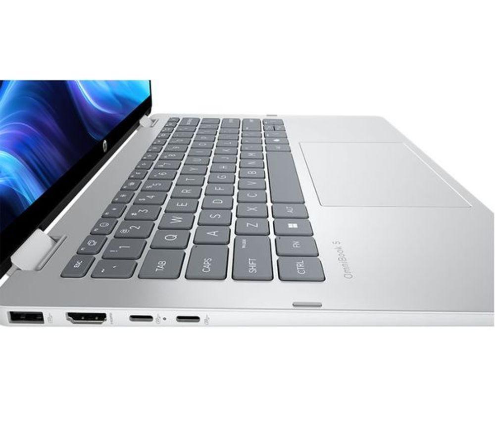 HP OmniBook 5 Flip 14" 2 in 1 Refurbished Laptop - Intel&reg; Core&trade; i3, 512 GB SSD, Silver (Very Good Condition) image number 23 of 24