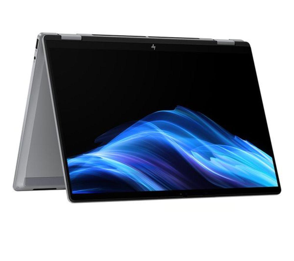 HP OmniBook X Flip 14" Refurbished 2 in 1 Laptop, Copilot+ PC - Intel&reg; Core&trade; Ultra 5, 512 GB SSD, Silver (Very Good Condition) image number 13 of 45