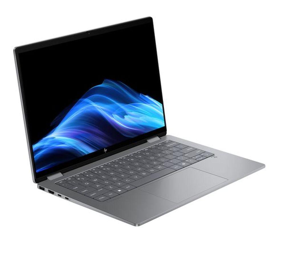HP OmniBook X Flip 14" Refurbished 2 in 1 Laptop, Copilot+ PC - Intel&reg; Core&trade; Ultra 5, 512 GB SSD, Silver (Very Good Condition) image number 16 of 45