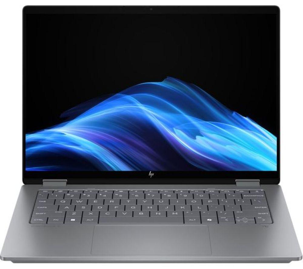 HP OmniBook X Flip 14" Refurbished 2 in 1 Laptop, Copilot+ PC - Intel&reg; Core&trade; Ultra 5, 512 GB SSD, Silver (Very Good Condition) image number 35 of 45