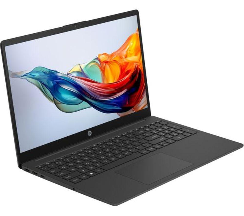 HP 15-fc0536sa 15.6" Refurbished Laptop - AMD Ryzen 3, 256 GB, Jet Black (Very Good Condition) image number 2 of 20