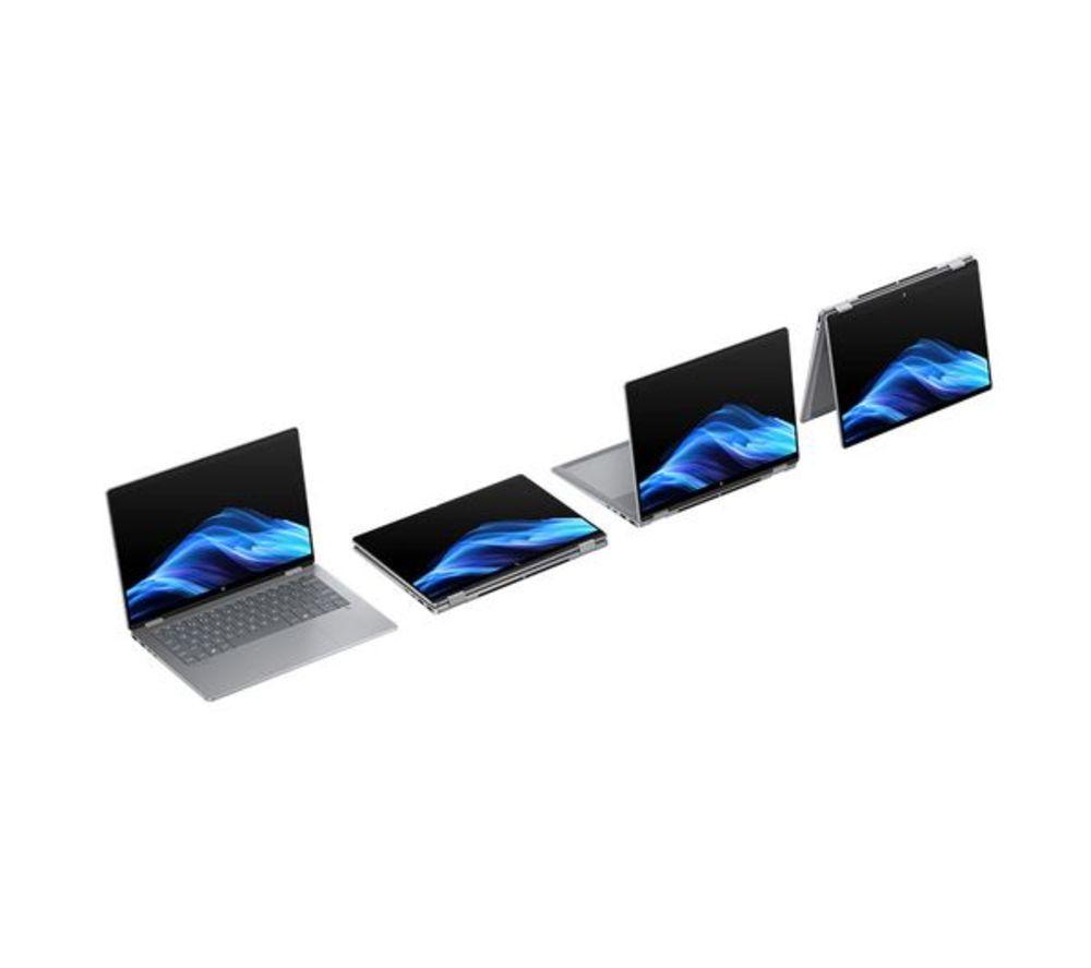 HP OmniBook X Flip NGAI 14" 2 in 1 Refurbished Laptop - AMD Ryzen AI 5, 512 GB SSD, Meteor Silver (Very Good Condition) image number 18 of 20