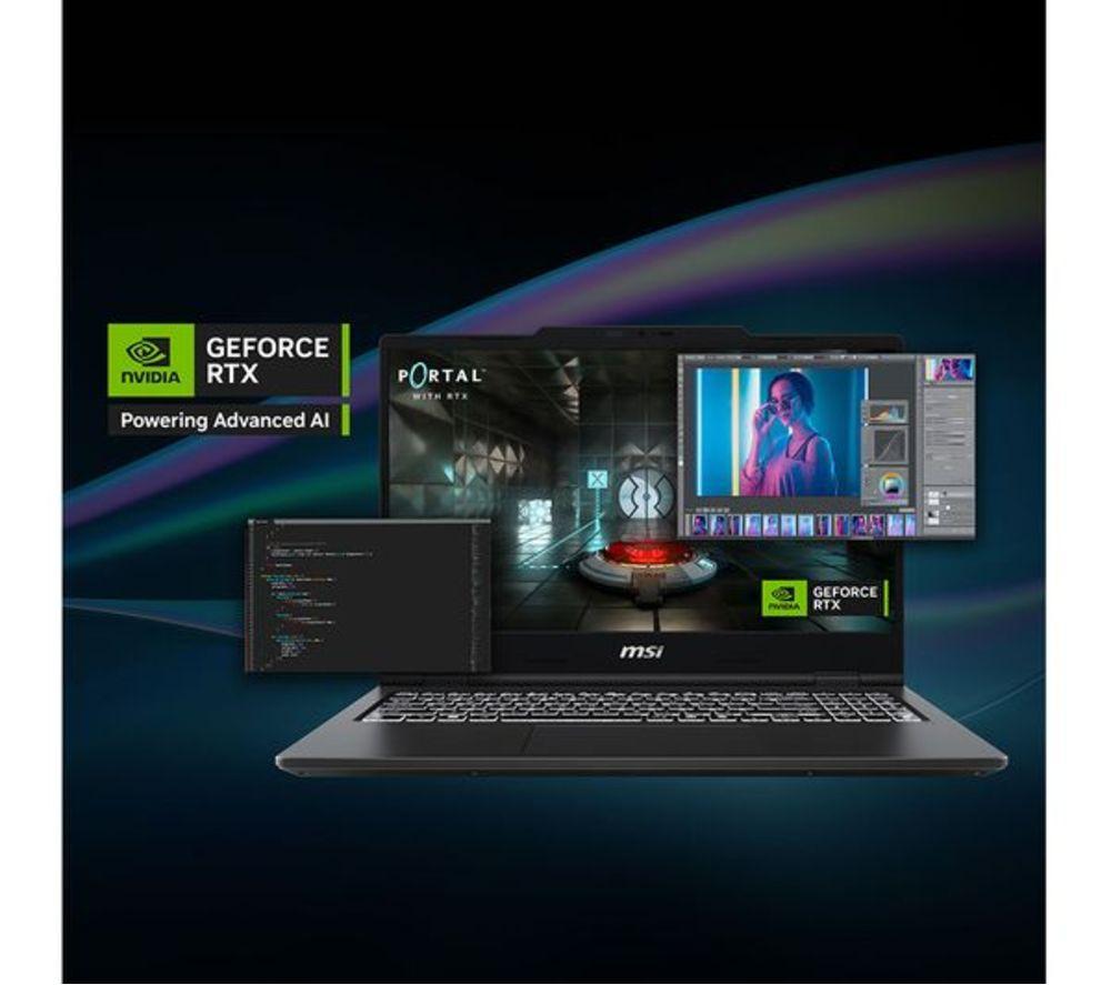 MSI VenturePro 15 AI 15.6" Refurbished Laptop - Intel&reg; Core&trade; Ultra 5, RTX 3050, 512 GB SSD, Grey (Very Good Condition) image number 7 of 10