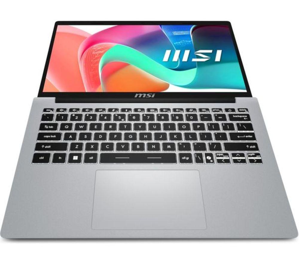 MSI Modern 13 13.3" Refurbished Laptop - Intel&reg; Core&trade; i3, 512 GB SSD, Silver & Black (Very Good Condition) image number 4 of 4