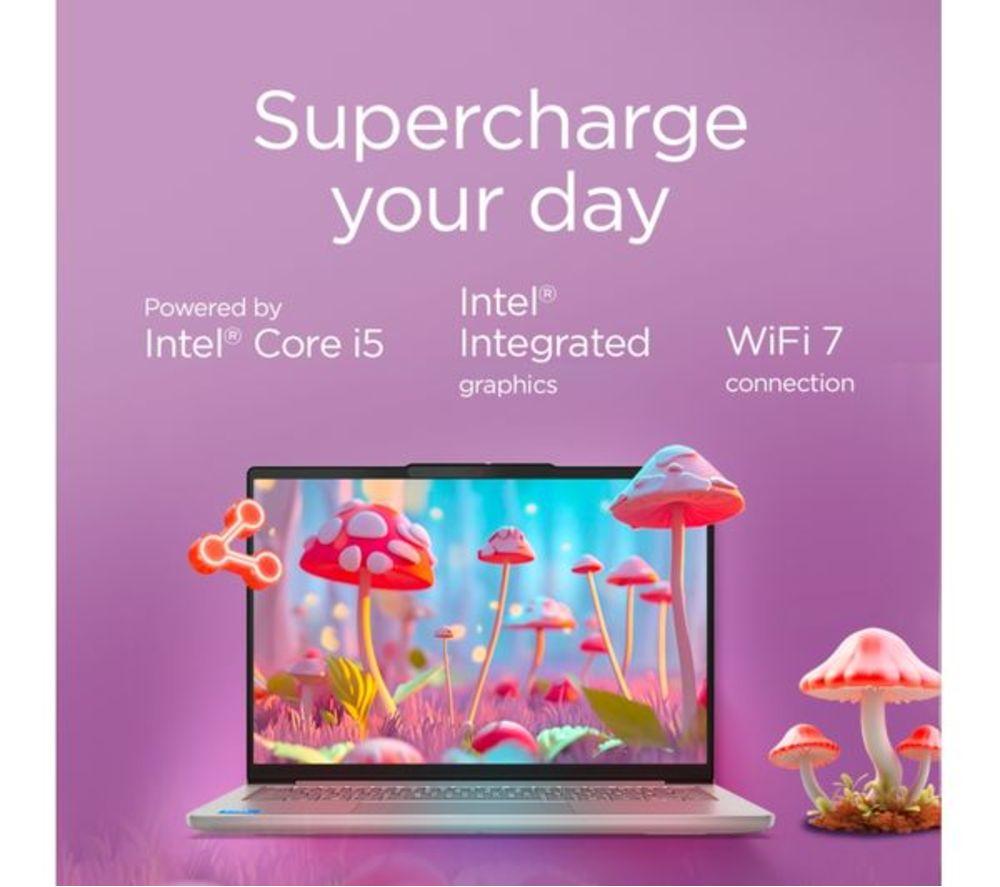 LENOVO IdeaPad Slim 5 14" Refurbished Laptop - Intel&reg; Core&trade; i5, 512 GB SSD, Luna Grey (Very Good Condition) image number 7 of 13