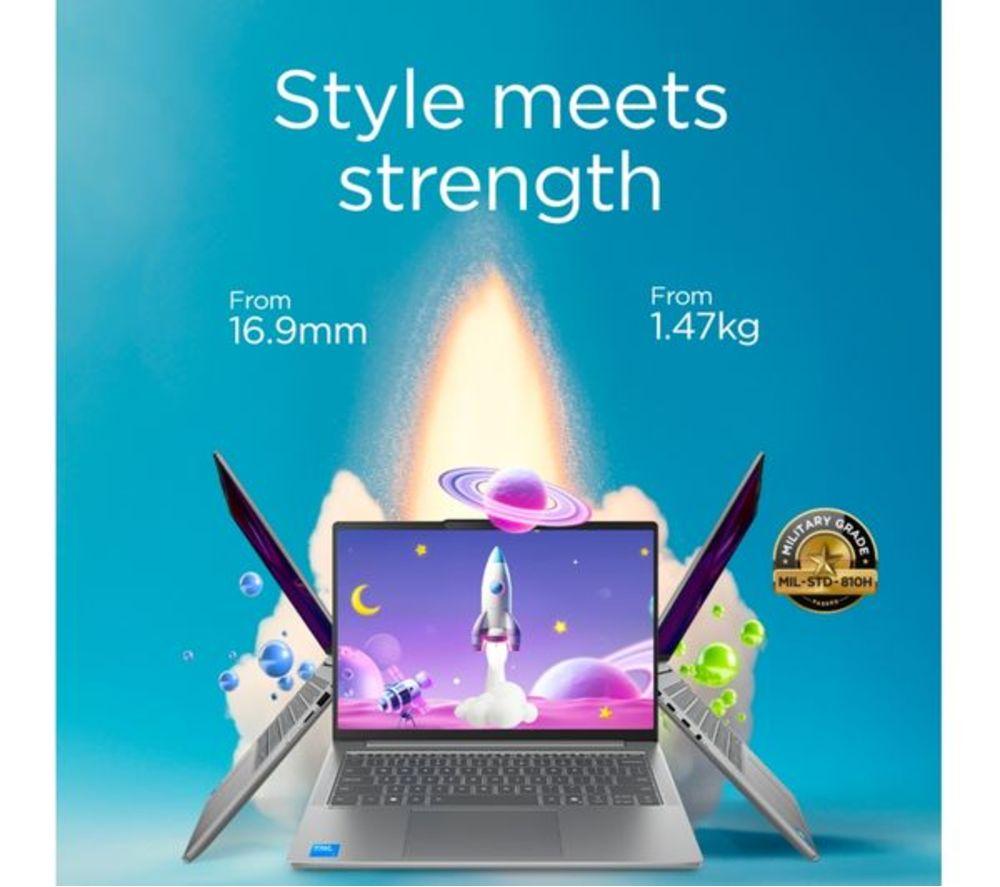 LENOVO IdeaPad Slim 5 14" Refurbished Laptop - Intel&reg; Core&trade; i5, 512 GB SSD, Luna Grey (Very Good Condition) image number 8 of 13